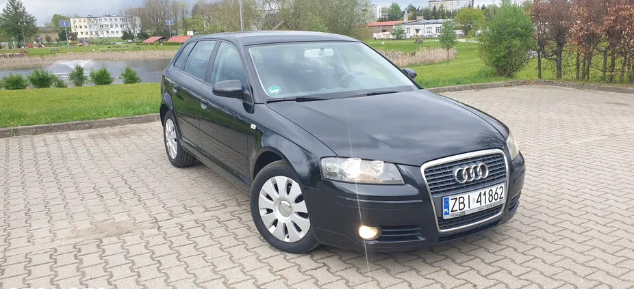 audi Audi A3 cena 19300 przebieg: 259777, rok produkcji 2007 z Białogard